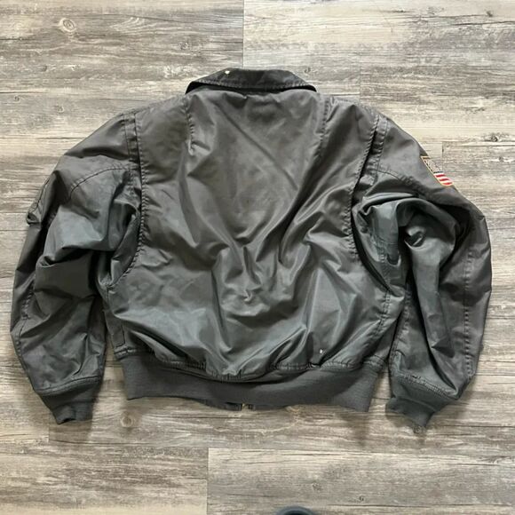 Vintage USAF Flight Bomber Aviator Military Jacket - Picture 7 of 8